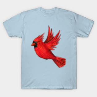 Flying northern cardinal T-Shirt